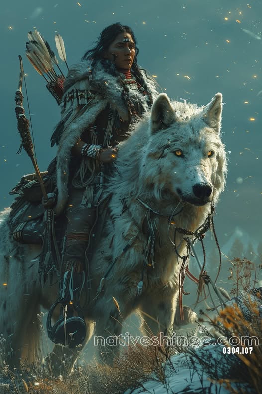 Bond of the White Wolf Canvas