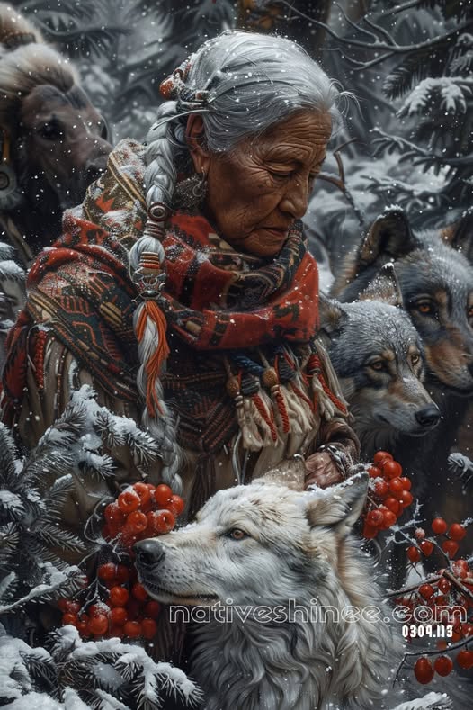 Keeper of the Wolves Canvas