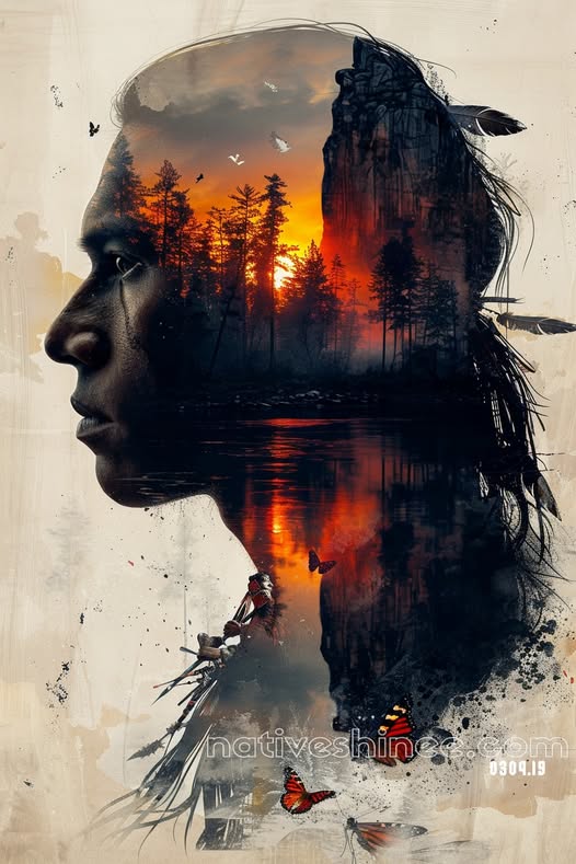 Spirit of the Wildfire Sunset Canvas