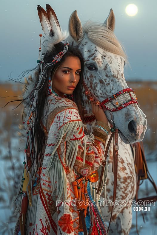 Spirit of the Plainswoman Canvas