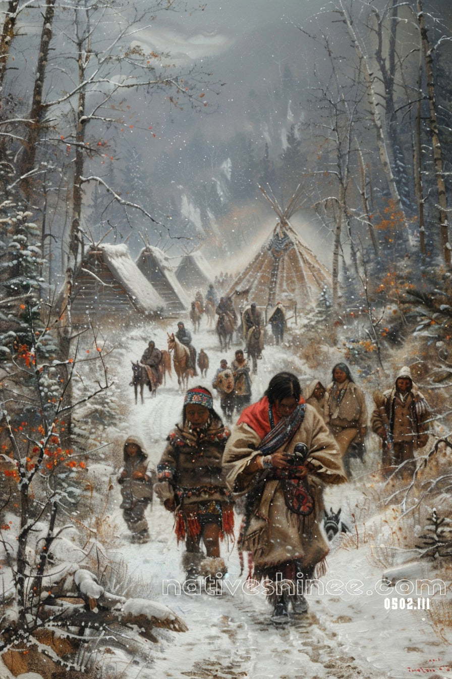 Winter Migration Canvas