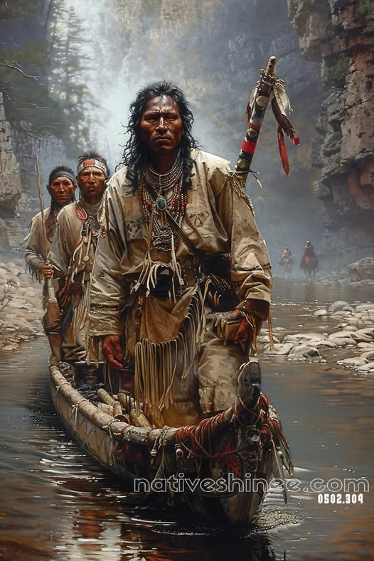Warriors of the River Canvas