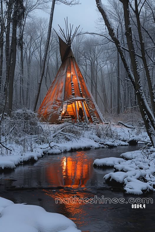 Embers of Winter Silence Canvas