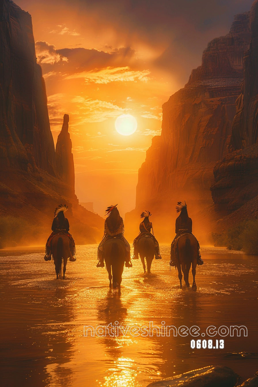 Twilight Dance of the Spirits Canvas