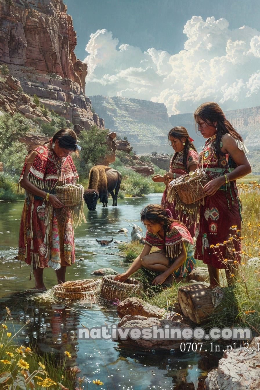 Canyon Dawn Prayer Canvas