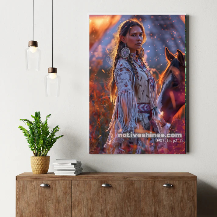 Daughter of the Setting Sun Canvas