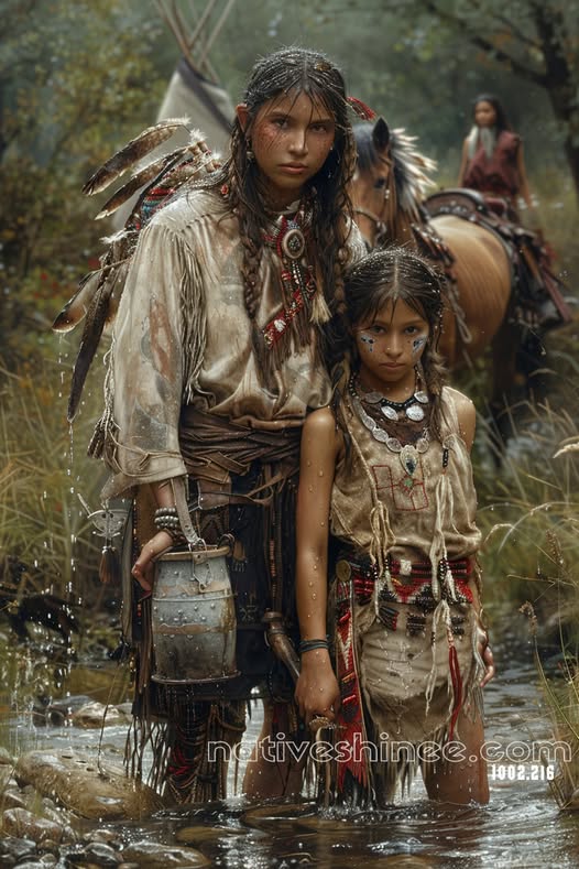 Guardians of the River Path Canvas