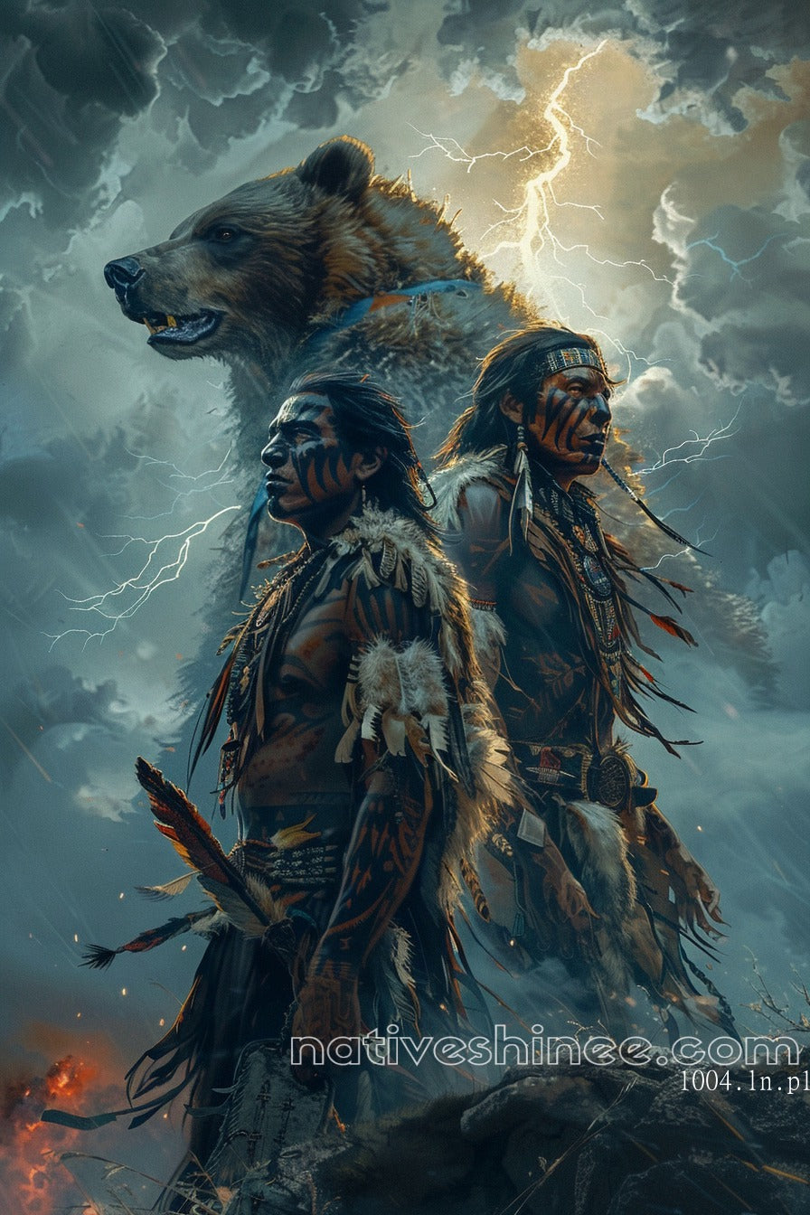 Stormy Warriors Canvas