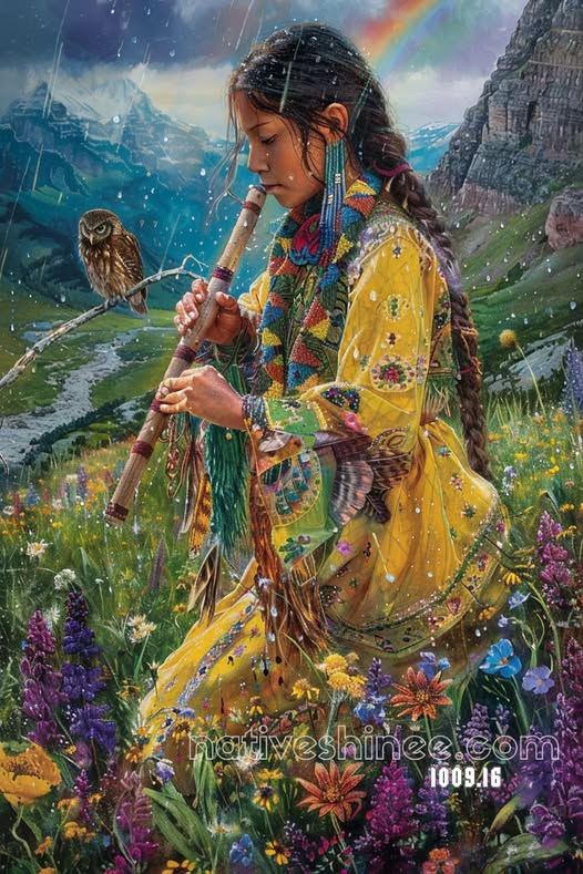 Rainbow's Gentle Aria Canvas