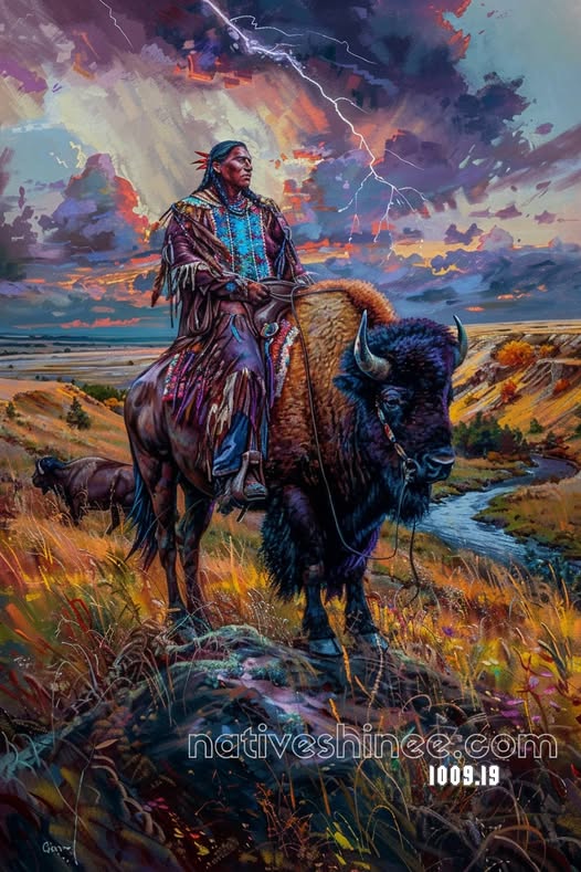 Thunder's Sacred Charge Canvas