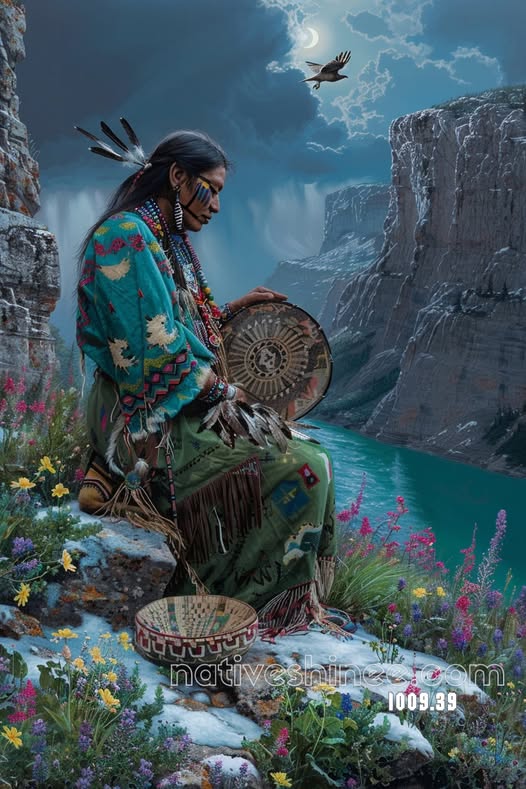 Keeper of the Sacred Baskets Canvas