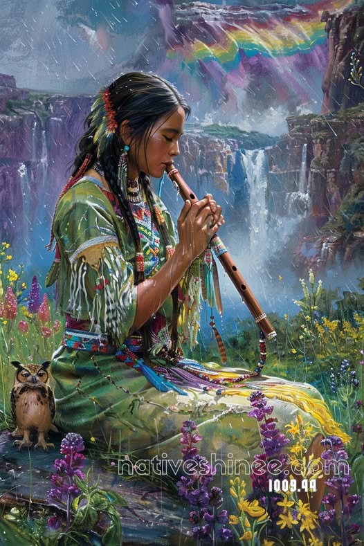 Song of the Rainbow Falls Canvas