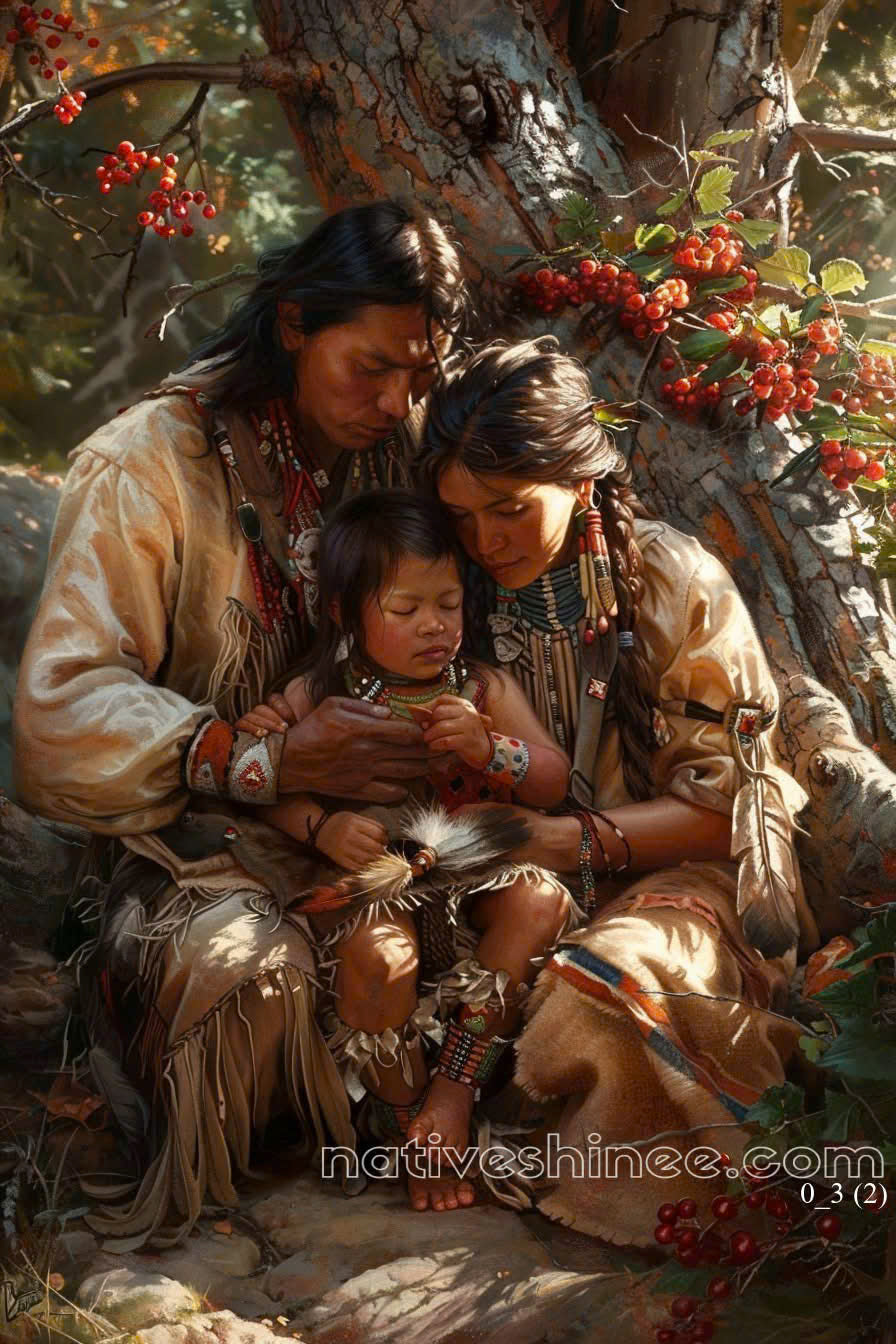 Whispers of the Wild Native American Canvas