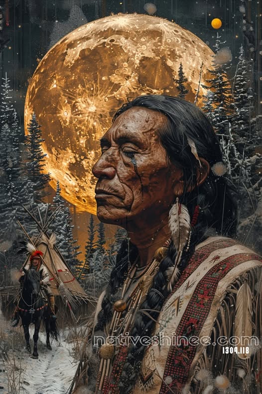 Spirit of the Golden Moon Canvas