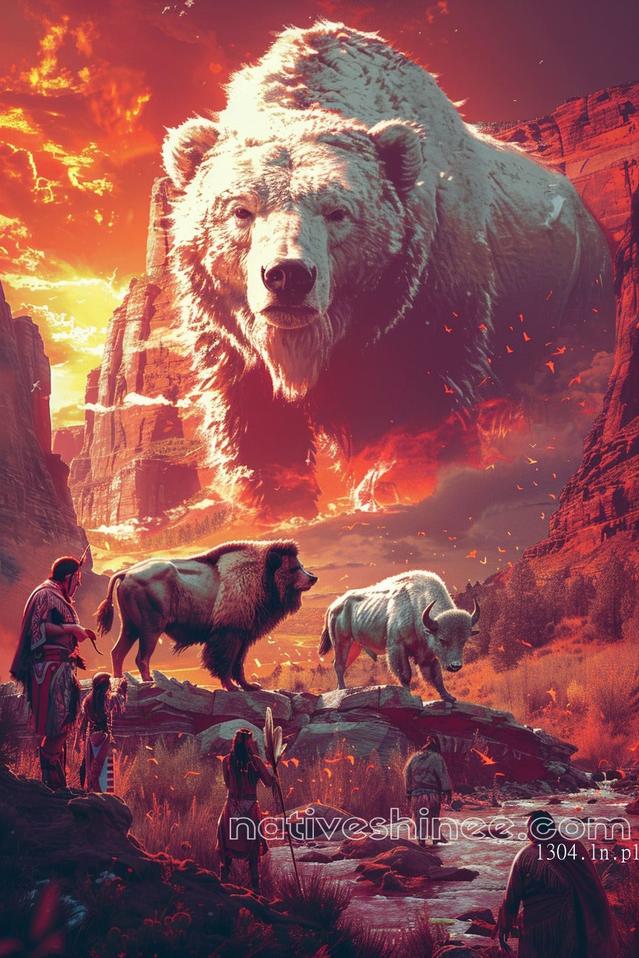 Bear Spirit Guardians Canvas