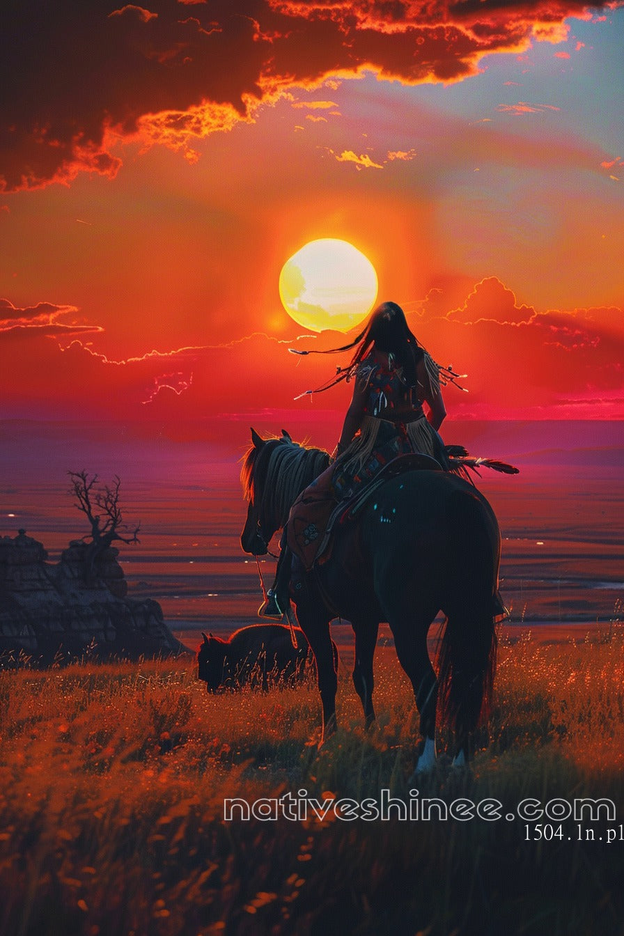 Sunset Rider Canvas