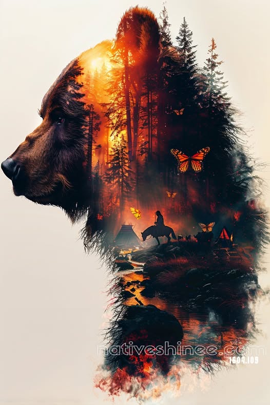 Spirit of the Bear Canvas