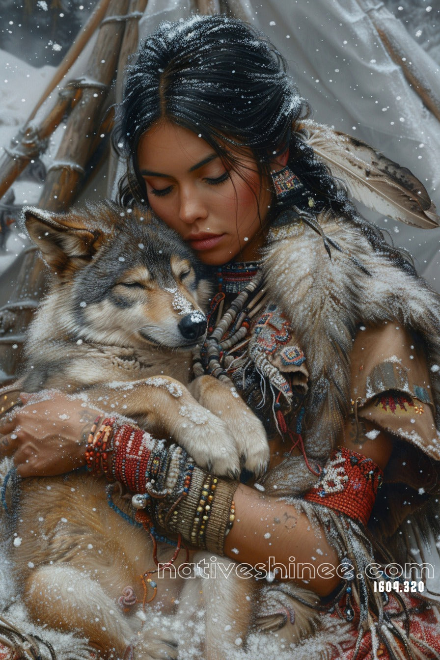 Gentle Winter Bond Canvas