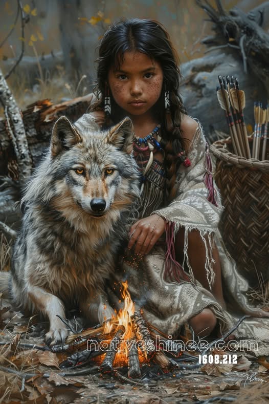 Spirit of the Young Huntress Canvas