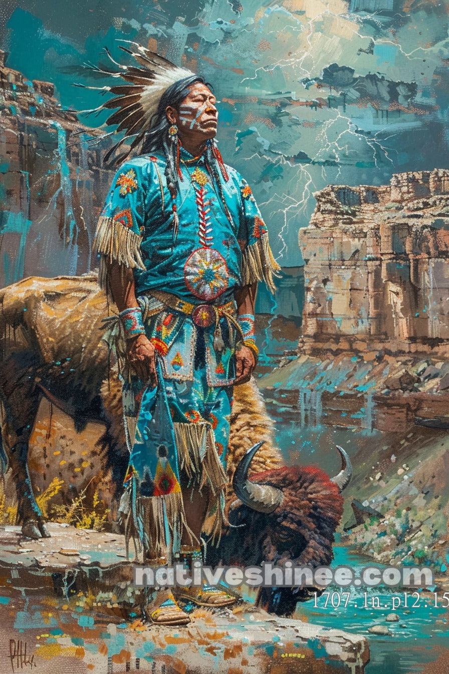 Thunder Bison Sentinel Canvas