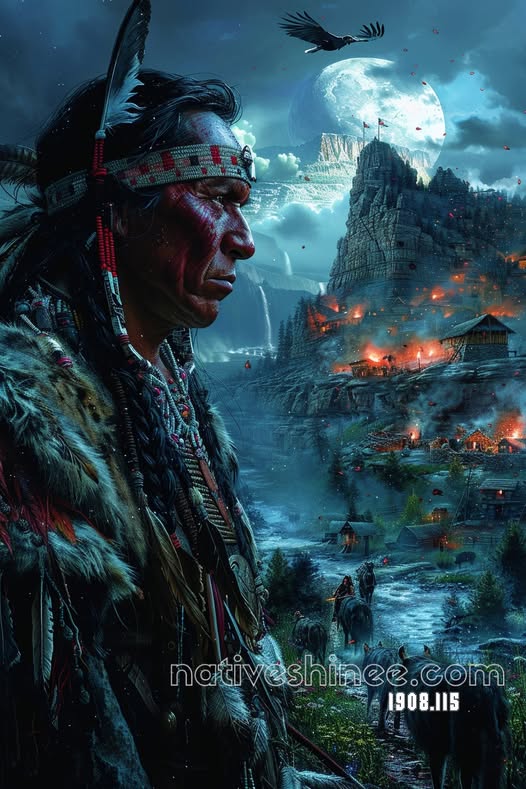 Eclipse Over the Ember Citadel Canvas