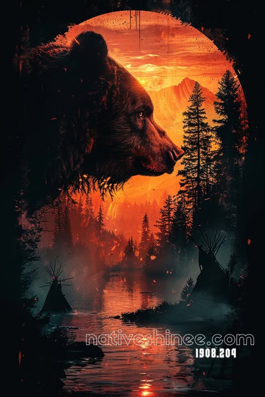 Guardian of the Ember Forest Canvas