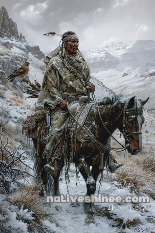 Winter Journey of the Plains Canvas