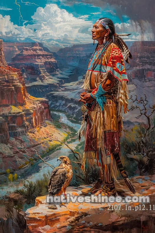 Guardian of the Canyon Spirits Canvas