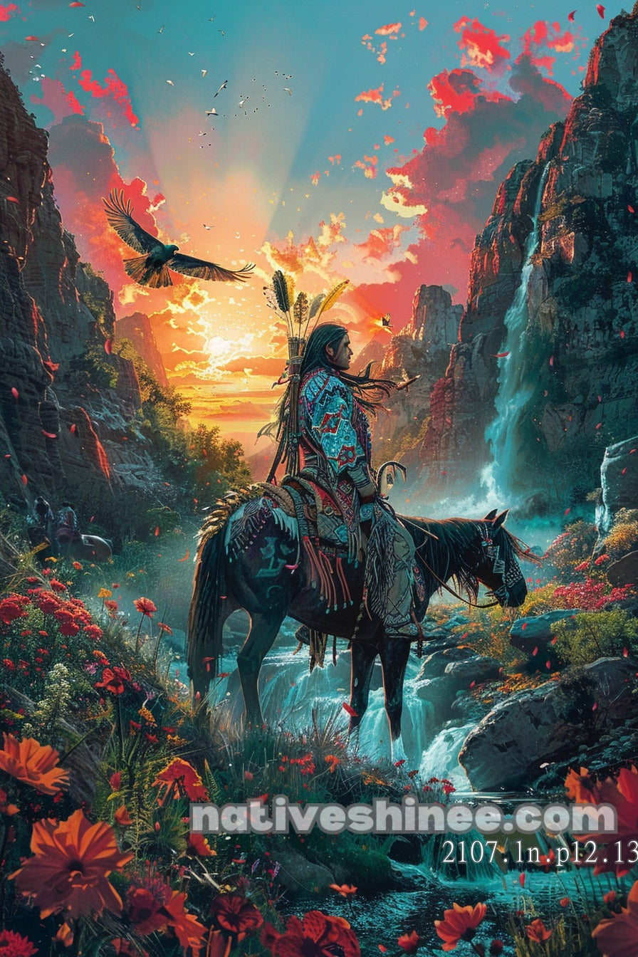 Eagle's Dawn Ascent Canvas