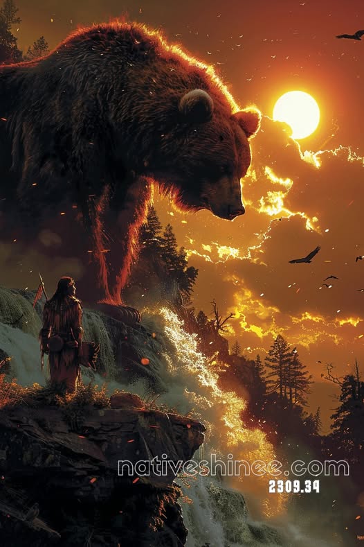 The Bear Guardian: Strength of the Wild Canvas