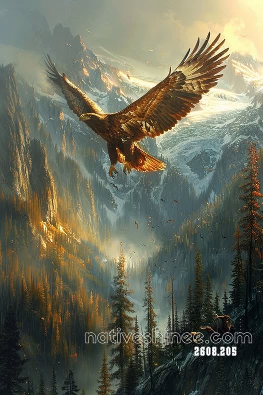 Wings of the Mountain Spirit Canvas