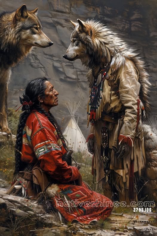 Wisdom of the Wolf Spirit Canvas