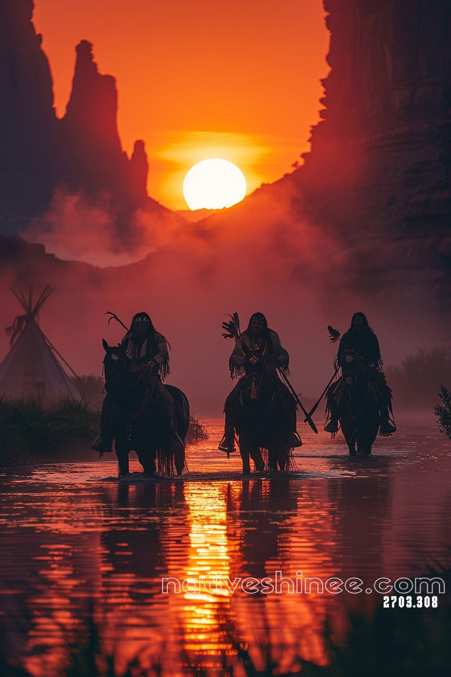 Sunset Riders Canvas