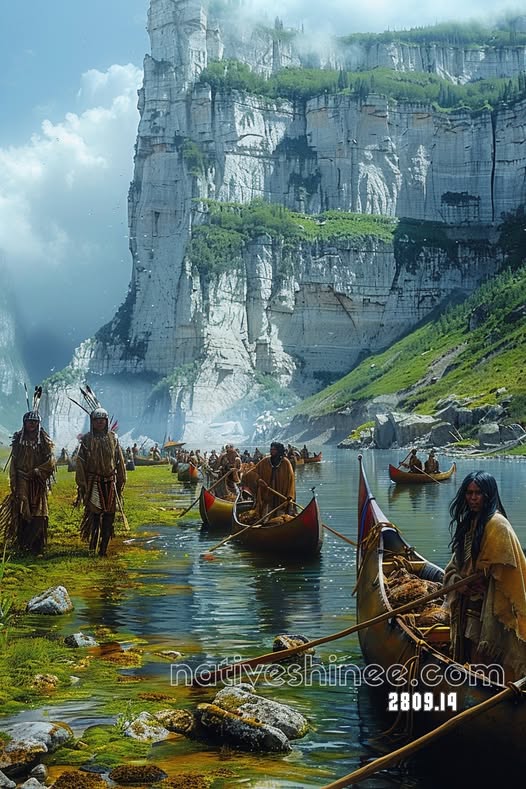 The Journey Along the River’s Edge Canvas