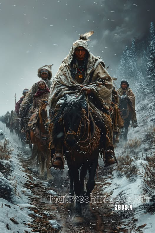 The Winter Trail Canvas