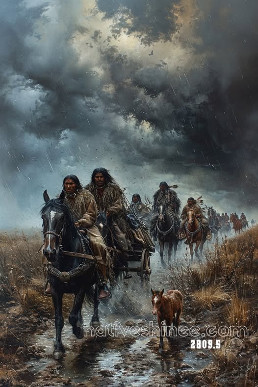 The Long Road Through the Storm Canvas