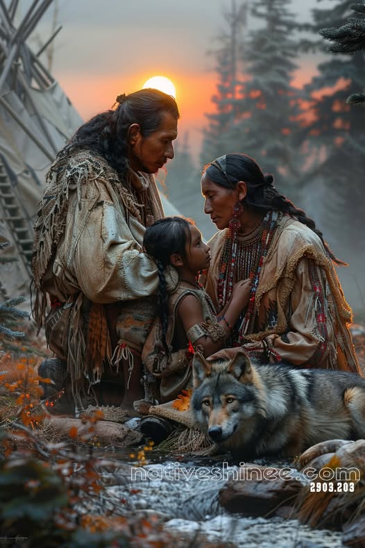 Family of the Wild: A Sacred Bond Canvas