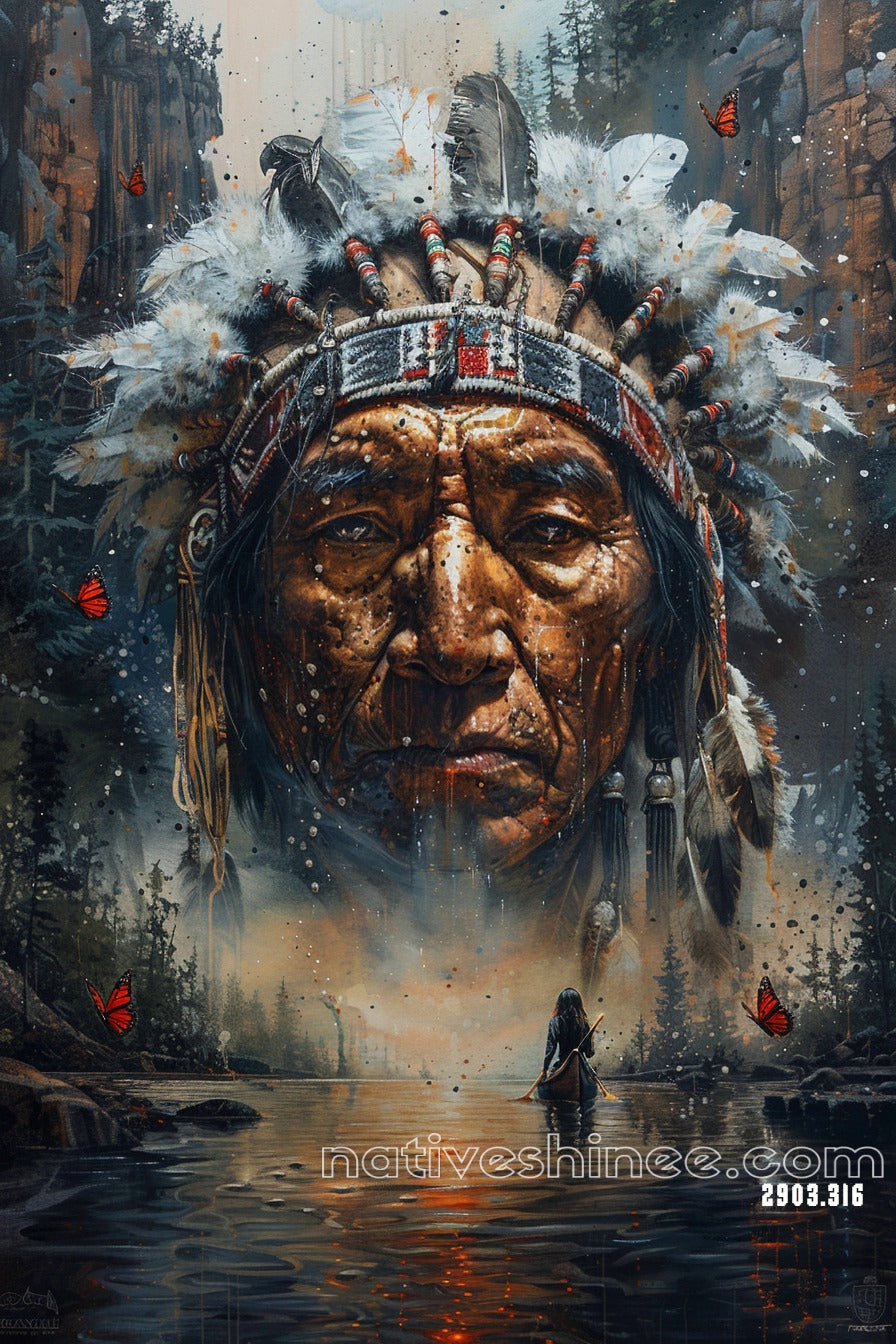 Midnight Prairie Hunt Canvas