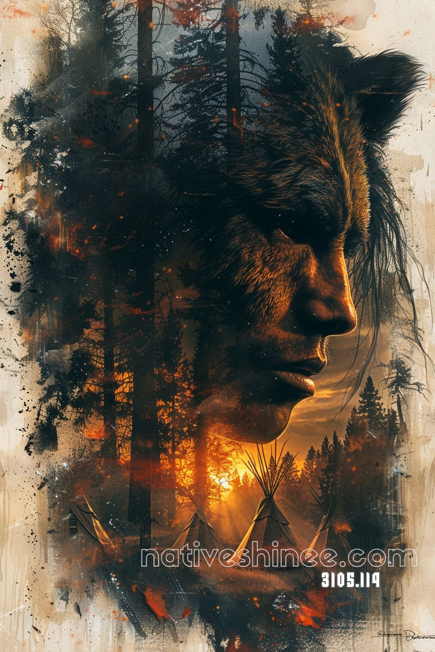 Echoes of the Thunder Plains Canvas