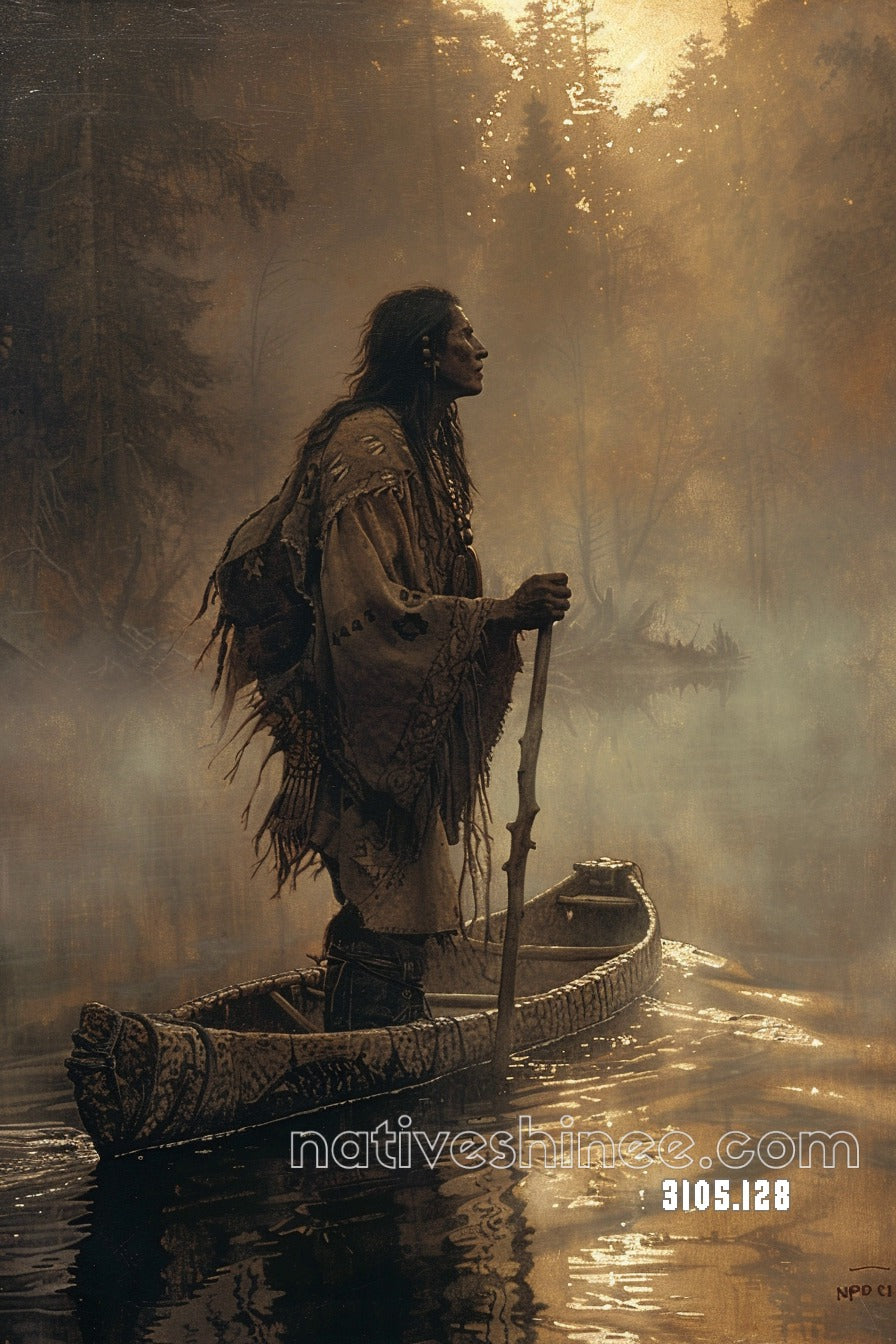 Journey Through the Mist Canvas