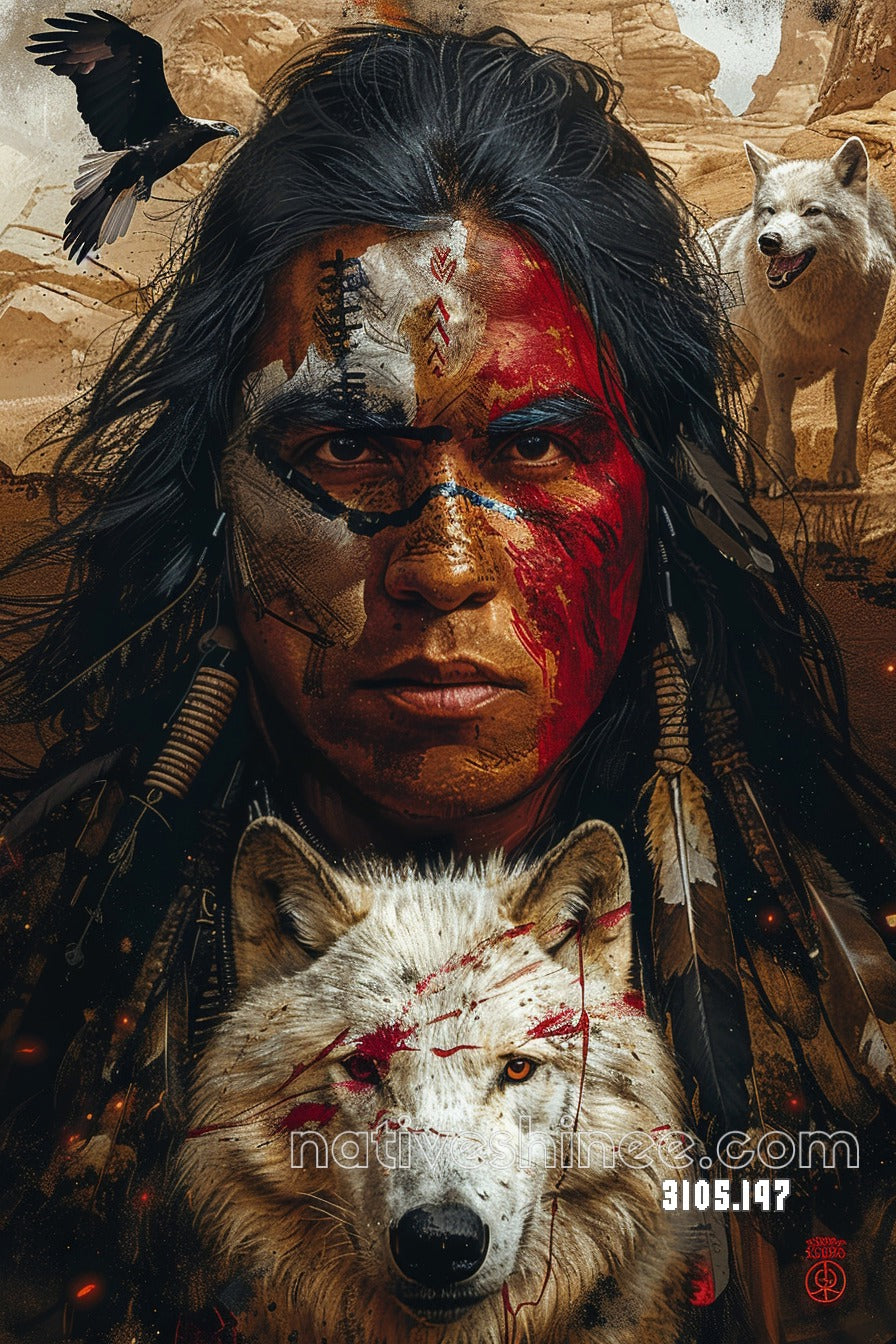 Feral Spirit Kin Canvas