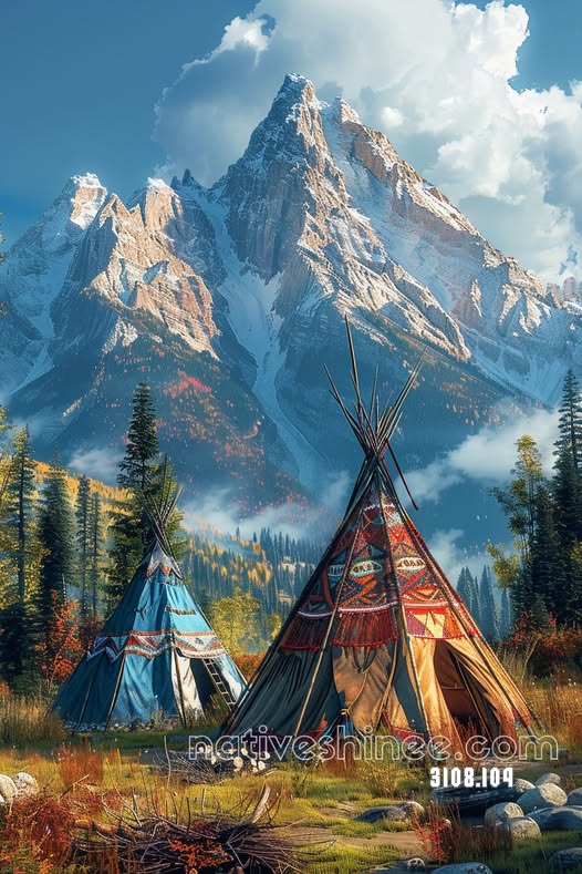 Guardians of the Sacred Peaks Canvas