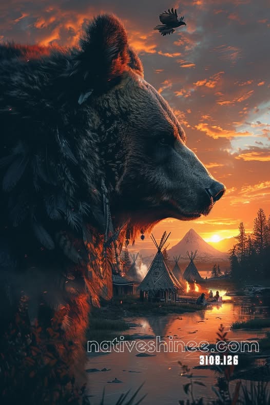 Song of the Winter Buffalo Canvas