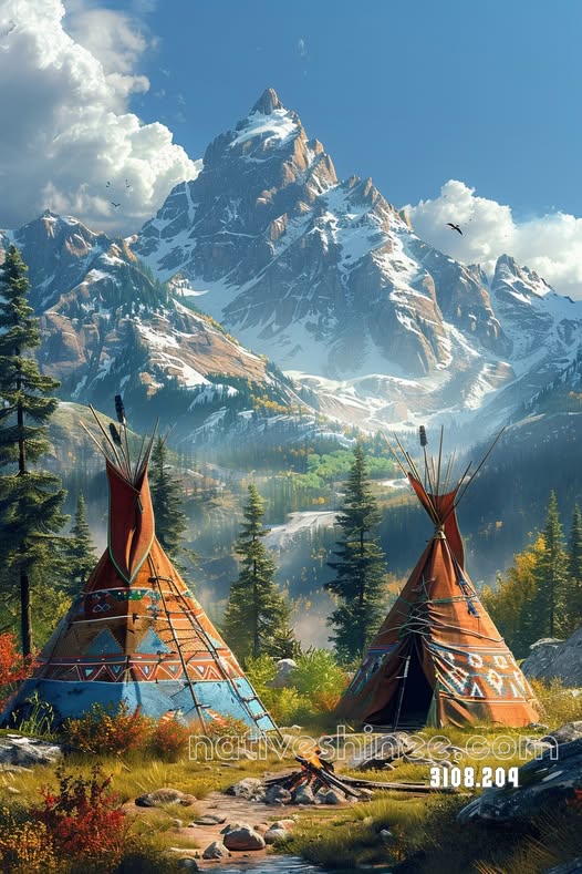 Whispers of the Mountain Spirits Canvas