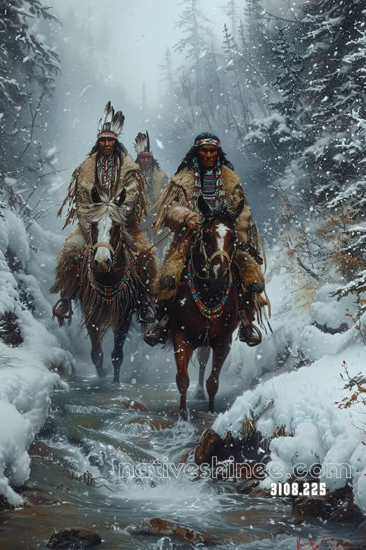 Through the Winter Silence Canvas