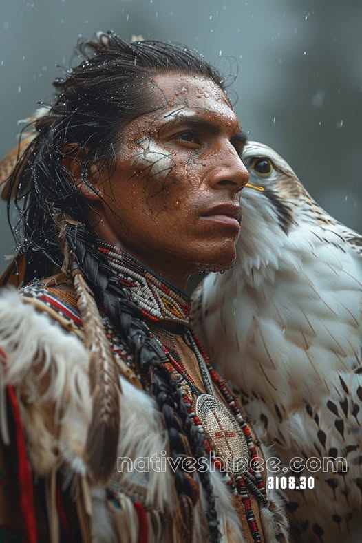 Whispers of the Falcon Spirit Canvas