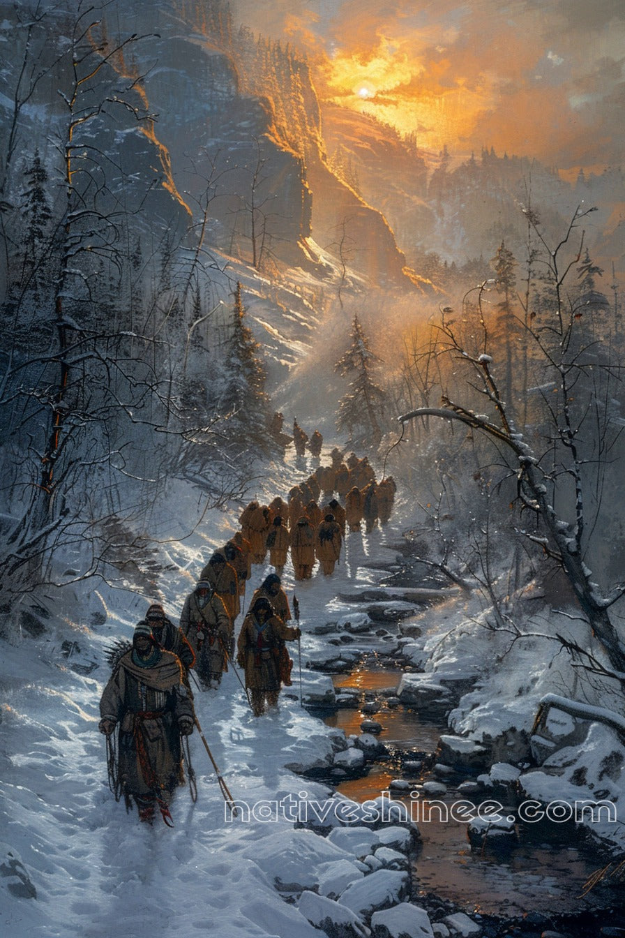 Light Of Hope Native American Canvas