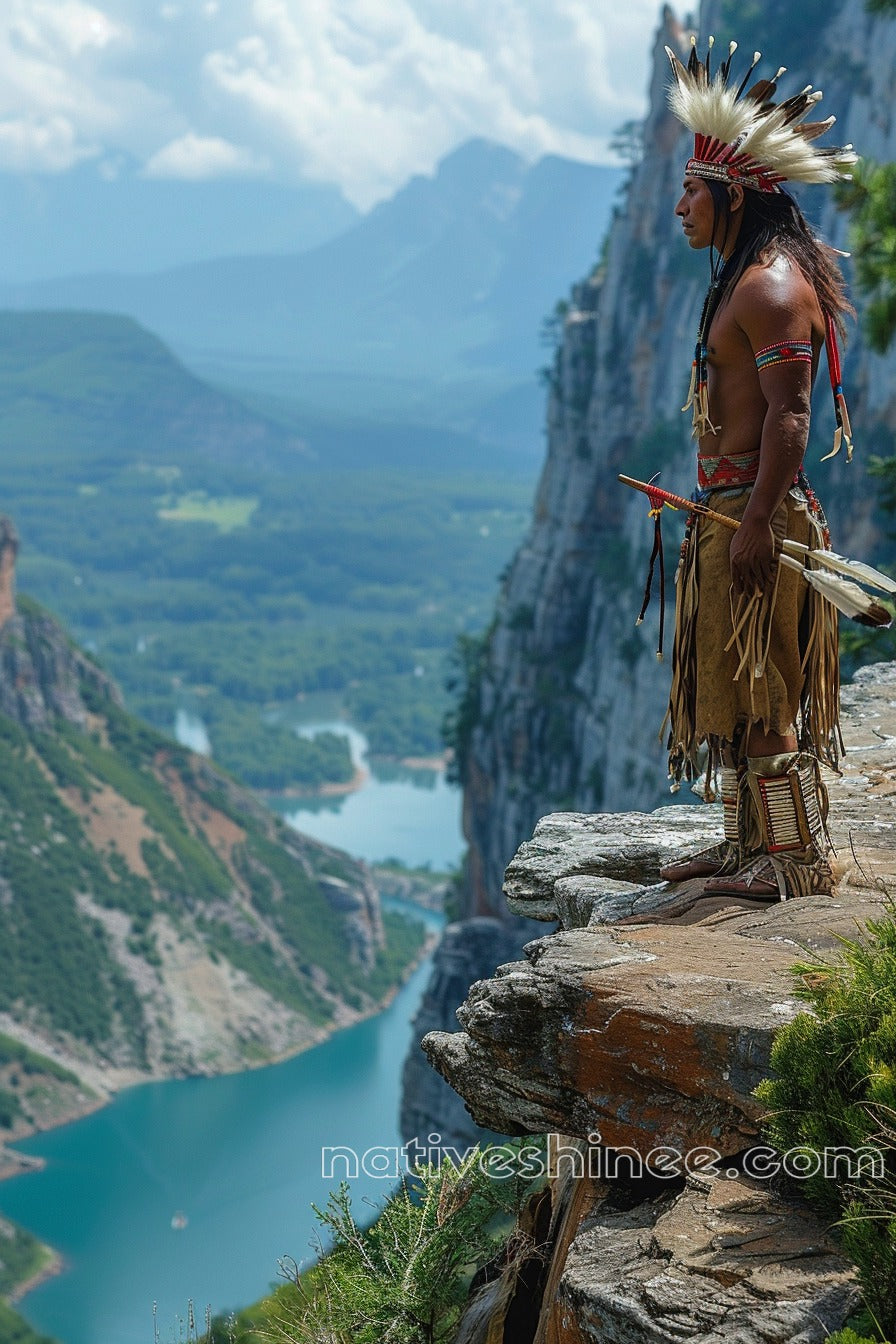 The Path Native American Canvas