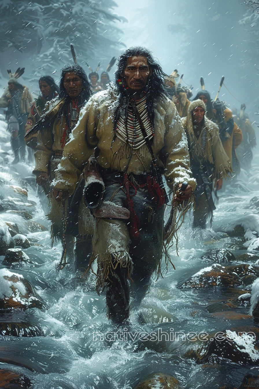 Strength To Rise Native American Canvas