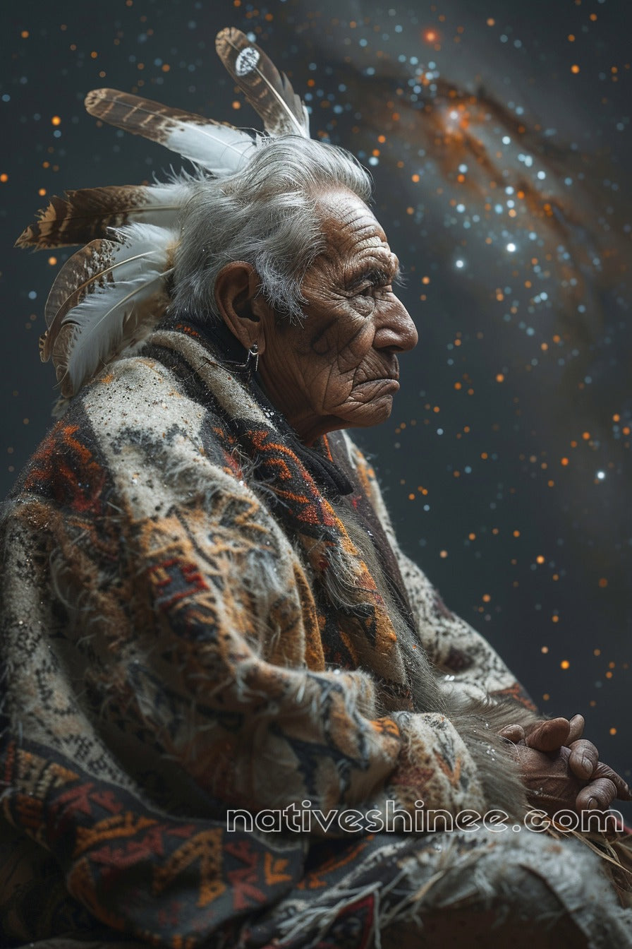 Ancient Wisdom: Native American Canvas